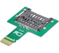 Cablecc TF Adaptateur d'extension Micro SD mâle vers carte SD femelle PCBA SD/SDHC/SDXC UHS-III UHS-3 UHS-2