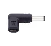 cablecc USB 3.1 Type C USB - C Femelle tournant DC 12V 5.5x2.1mm fiche 90 degrés Angle Adaptateur PD simulateur Trigger