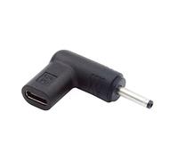 cablecc USB 3.1 Type C USB - C Femelle vers DC 12V 3.0x1.1mm Adaptateur de Prise 90 degrés Angle PD simulateur Trigger