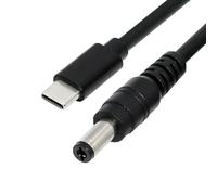 cablecc USB-C PD20V USB 3.1 Type-C Entrée mâle vers sortie DC 12 V 5,5 x 2,1 mm Câble de déclenchement émulateur PD 150 cm