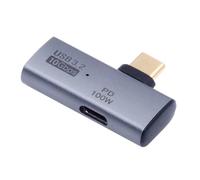 cablecc USB-C Type-C vers USB 3.0 femelle OTG et bloc d'alimentation PD 10 Gbit/s 100 W pour ordinateur portable, tablette, téléphone