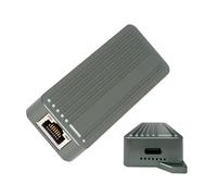 cablecc USB4 USB3.2 Gen2 USB-C Type-C vers 10 Gbit/s GBE Gigabit 10 000 Mbit/s 5 Gbit/s 2,5 Gbps Ethernet Réseau LAN Adaptateur RTL8159 pour ordinateur portable de bureau NAS