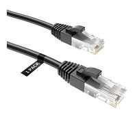 CableCreation 7.6M Câble Patch Ethernet CAT 5e, Cordon réseau informatique RJ45, Câble LAN Cat 5e Cordon UTP 24AWG + 100% fil de cuivre, 25 pieds, Gris