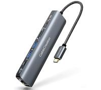 CableCreation Adaptateur Hub USB C 7 en 1 avec Ethernet 1 Gbit/s, HDMI 4K @ 60 Hz