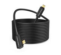 CableCreation Câble de liaison à fibre optique USB C 4,8 m, USB 3.2 Gen1 USB C vers C 10 Gbit/s haute vitesse compatible Quest 2 et PC de jeu
