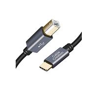 CableCreation Câble d'imprimante USB-C 2 m, câble USB C vers USB B 2.0, câble USB-C vers USB type B, compatible avec MacBook Pro, HP, Canon, Brother, imprimantes Samsung, etc. PVC avec boîtier en