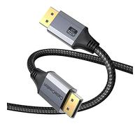 CableCreation Câble DisplayPort 4K 1.2, câble DisplayPort vers DisplayPort 2 m (DP vers DP câble) avec 4K @ 60 Hz, 2K @ 165 Hz, 2K @ 144 Hz