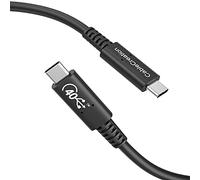 CableCreation Câble USB 4 pour Thunderbolt 4/3, certifié USB-IF, câble USB C 40 Gbit/s, 100 W, 8K 30 Hz ou double vidéo 4K 60 Hz, compatible avec station d'accueil USB-C, concentrateur, eGPU et plus