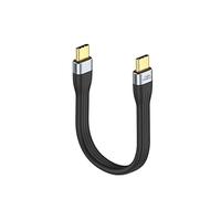 CableCreation Câble USB C vers USB C court de 15 cm, 3 A/60 W, câble de charge rapide USB C pour MacBook Pro Air, iPad Pro, Chromebook Pixel, Galaxy S20, S21, S22, Tab A8, etc.
