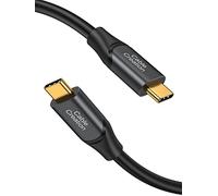 CableCreation Câble USB C vers USB C de 1,5 m, câble de données USB C vers C 10 Gbit/s, vidéo 4K @ 60 Hz, cordon de charge rapide de 100 W pour Android Auto, SSD externe de type C, MacBook, iPad
