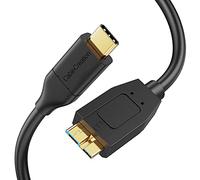 CableCreation Câble USB Type C vers Micro USB 3.1(Gen2/10Gbps), Câble USB C pour Disque Dur Externe, Compatible avec MacBook(Pro), Dell XPS, Pixel, Huawei, OnePlus, Samsung etc, 1.2M/4pieds, Noir