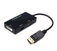 CABLEDECONN Câble convertisseur DisplayPort DP vers HDMI/DVI/VGA mâle vers Femelle