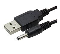 CABLEDECONN - Câble d’alimentation USB pour prise Jack, CC 3,5 mm/1,35 mm, 5 Volt, CC
