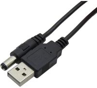 CableDeconn USB to 5.5 mm/2.1 mm 5 Volt DC Barrel Jack Power Câble
