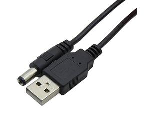 CABLEDECONN USB to 5.5 mm/2.1 mm 5 Volt DC Barrel Jack Power Câble