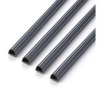 cablefix 2201-GY Goulotte de câble (L x l x H) 1000 x 8 x 7 mm 4 pc(s) Gris