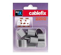 Inofix - Accessoires droits pour Cablefix 2202 gris metallisé gris