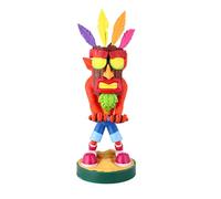 Cableguys Crash Bandicoot Crash Aku Aku Support Manette et Porte Telephone - Gaming Accessoire et Figurine pour Bureau et Gamer Setup, Compatible avec Xbox, PlayStation et la Plupart des Manettes
