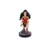 Cableguys DC Comics Figurine Gaming Wonder Woman - Support pour Manette ou Smartphone - Câble USB Inclus - 20 cm