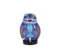 Cableguys Disney Lilo et Stitch Figurine Gaming Stitch Sourire - Support pour Manette ou Smartphone - Câble USB Inclus - 20 cm