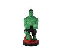 Cableguys Figurine Gaming Marvel Hulk - Accessoire Support pour Manette ou Smartphone - Câble USB Inclus - 20 cm