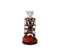 Cableguys Figurine Gaming Marvel Thor - Accessoire Support pour Manette ou Smartphone - Câble USB Inclus - 20 cm