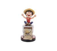 Cableguys Figurine Gaming One Piece Luffy - Accessoire Support pour Manette ou Smartphone - Câble USB Inclus - 20 cm