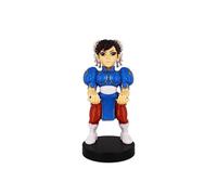 Cableguys Figurine Gaming Street Fighter Chun-Li - Accessoire support pour manette ou smartphone - Câble USB inclus - 20 cm