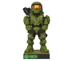 Cableguys Halo Master Chief Support Manette et Porte Telephone - Gaming Accessoire et Figurine pour Bureau avec Base Lumineuse Carrée, Compatible avec Xbox, PlayStation et la Plupart des Manettes