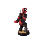Cableguys Marvel Figurine Gaming Deadpool Montre Ses Fesses - Support pour Manette ou Smartphone - Câble USB Inclus - 20 cm