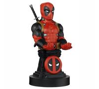 Cableguys Marvel Figurine Gaming Deadpool - Support pour Manette ou Smartphone - Câble USB Inclus - 20 cm