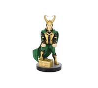 Cableguys Marvel Figurine Gaming Loki - Support pour Manette ou Smartphone - Câble USB Inclus - 20 cm