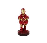 Cableguys Marvel Iron Man Support Manette et Porte Telephone - Gaming Accessoire et Figurine pour Bureau et Gamer Setup, Compatible avec Xbox, PlayStation et la Plupart des Manettes