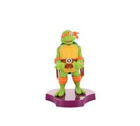 Cableguys Minis Teenage Mutant Ninja Turtles Michaelangelo Support Telephone et Socle pour écouteurs - Gamer Accessoire pour Setup Gaming et Chambre, Support Smartphone et Petits appareils