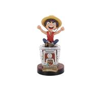 Cableguys Netflix Luffy 'Wanted Poster' Support Manette et Porte Telephone - Gaming Accessoire et Figurine pour Bureau et Gamer Setup, Compatible avec Xbox, PlayStation et la Plupart des Manettes