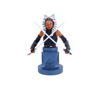 Cableguys Star Wars Figurine Gaming Ahsoka Tano - Support pour Manette ou Smartphone - Câble USB Inclus - 20 cm