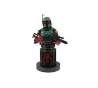 Cableguys Star Wars Figurine Gaming The Mandalorian Boba Fett- Support pour Manette ou Smartphone - Câble USB Inclus - 20 cm