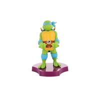 Cableguys Tortues Ninja Figurine Holdem Leonardo - Support écouteurs, Smartphone ou Petit Accessoire - 11 cm