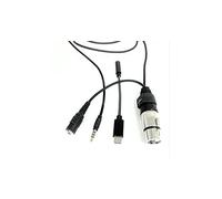 CableJive ProJive XLR v2, avec USB-C, adaptateur de microphone vers jack stéréo 3,5 mm, avec port de monitoring, pourordinateurs, iOS et Android, câble de 1,2 m