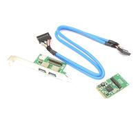 Cablematic.com BeMatik - Mini PCIe Adaptateur avec 2 Ports USB 3.0
