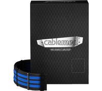 CableMod C-Series Pro ModMesh Sleeved 12V-2x6 12VHPWR Dual StealthSense Cable Kit pour Corsair RMi, RMx (Black Label) - noir/bleu