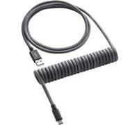 CableMod Câble spiralé CM-CKCA-CK-KC150KC-R pour clavier USB-C vers USB-A, 1,5 m Gris