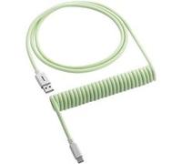 CableMod Classic Coiled Keyboard Cable USB-C to USB Type A, Lime Sorbet G