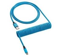 CableMod Classic Coiled Keyboard Cable USB-C to USB Type A, Specturm Blue G
