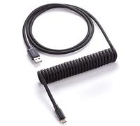 CableMod Classic Coiled Keyboard Cable USB-C zu USB Typ A, Midnight Black - 150cm