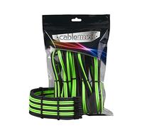 Cablemod CM-PCAB-BKIT-NKKLG-3PK-R câble d'alimentation Interne Noir/Vert
