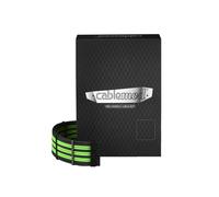 Cablemod CM-PCSR-FKIT-NKKLG-R Kit de câbles d'alimentation internes, Noir et Vert, Emballage 260x180x65mm, Poids 1.1kg, Code SH 84733080