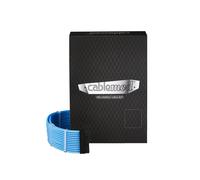 Cablemod CM-PRTS-FKIT-NKLB-R : Kit d'alimentation interne bleu, dimensions emballage 260x180x65mm, poids 1.1kg, conditionnement en boîte.