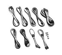 CableMod Kit de câble Corsair ModMesh PRO série C (étiquette jaune) -Noir/Blanc