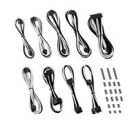 CableMod Kit de câbles Corsair blanc et noir Classic ModMesh C-Series